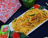 A picture of step 11 of Chicken 🐔 and mix Vegetables 😋 Chowmein.