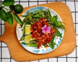 Hình bước làm 2 của món Da gà chiên mắm tỏi