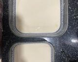 Hình bước làm 2 của món Panna Cotta mixed Yogurt & Passion Juice