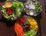 A picture of step 1 of Detox Superfit Paneer Salad.