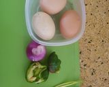A picture of step 1 of Omellete.