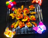 A picture of step 7 of Rose Masala Mathri.