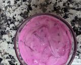 A picture of step 3 of Beetroot Raita.