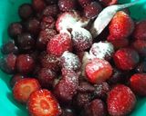 A legfinomabb kevert, csíkos, gyümölcsös süti recept fázis 1 fotója