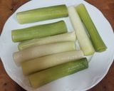 Foto del paso 1 de la receta Puerros gratinados
