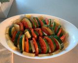 Cukkini & Paradicsom egytálétel/köret 🍅🥒🧀(egyszerű, könnyed húsmentes) recept fázis 4 fotója