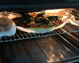 Foto del paso 9 de la receta: Pizza de masa quebrada con soja texturizada y champiñones 🍄