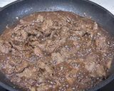 Gambar langkah 3 resipi Beef wraps.
