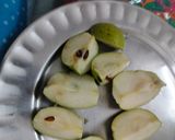A picture of step 1 of Pear Chutney.