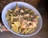 Foto del paso 4 de la receta Salsa de salmón con eneldo para pasta