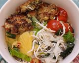 Hình bước làm 3 của món Bánh đa cá ngần + chả cá ngần
