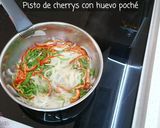 Foto del paso 2 de la receta: Pisto de Cherry con Huevo Poché