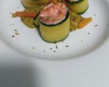 Foto del paso 8 de la receta: Popietas de salmón y calabacín con salsa de guisantes