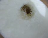 A picture of step 2 of Lava potato.