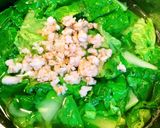 Hình bước làm 2 của món Canh Cải Dún Nấu Tôm