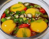 รูปขั้นตอนการทำที่ 6 ของ ไข่ดองซีอิ๊ว สไตล์เกาหลี (노른자장) #อาหารเกาหลี