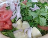 A picture of step 2 of Frozen green chutney.