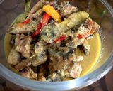 Foto langkah ke 6 dari resep Cakalang Asap (fufu) masak Santan.