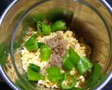 A picture of step 1 of Paneer Besan Chilla.