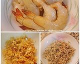 รูปขั้นตอนการทำที่ 1 ของ ข้าวราดกุ้งกระเทียม