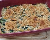 A picture of step 6 of Vegan Spinach Cassarole.