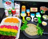 हेल्थी रेनबो पिज़्ज़ा (healthy rainbow pizza recipe in Hindi) रेसिपी चरण 1 फोटो