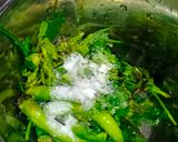 A picture of step 3 of Pani puri.