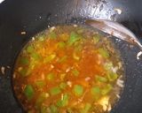A picture of step 2 of Vegetable Manchurian gravy.