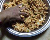 A picture of step 1 of Sabudana Vada.