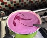 Foto langkah ke 2 dari resep Pudding Buah Naga Kelapa.