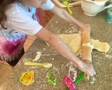 A picture of step 6 of Grandma Lela’s cheese pastry bites.