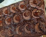 A picture of step 13 of Marmalade dark chocolate brownies - for Father's day.
