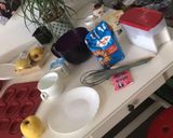 Une image de l'étape 1 de Muffins aux pommes.
