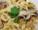 Foto del paso 10 de la receta: Fettuccini con tofu en salsa de café