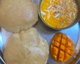 आम रस पूरी 🥭 रेसिपी चरण 4 फोटो
