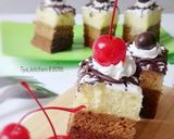 Foto langkah ke 8 dari resep Bolu Tiramisu Kukus.