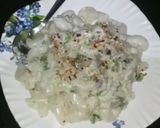 A picture of step 15 of White sauce pasta.