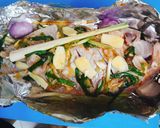 Hình bước làm 2 của món Cá diêu hồng nướng giấy bạc