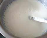 A picture of step 1 of Thandai kulfi.
