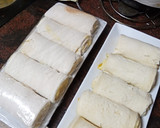 Foto del paso 4 de la receta: Rollitos de manzana, melocotón y crema pastelera
