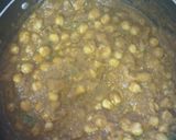 A picture of step 3 of છોલે ભટુરે.