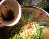 涼拌黑胡椒蒜味毛豆仁的食譜步驟2照片