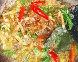 Foto langkah ke 2 dari resep Lodeh Terong Tahu Kacang Panjang dan Teri.