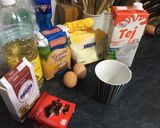 Vaníliapudinggal és csokidarabokkal töltött muffin recept fázis 2 fotója