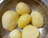 A picture of step 2 of Aloo kachori...kids favourite.