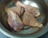A picture of step 1 of Chicken Soup.