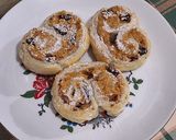 Almás-leveles tekercs.🍎🍏(mazsolás.) recept fázis 8 fotója