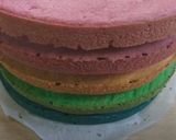 Foto del paso 6 de la receta: Tarta arcoíris - Rainbow cake