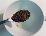 A picture of step 1 of Coffee ice cream ☕️ with dark chocolate 🍫 chips!!.