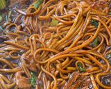 Gambar langkah 7 resipi Mee Lidi Goreng Basah.